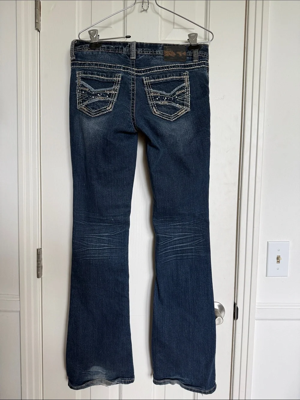 Amethyst Jeans Dark Blue Flare Jeans